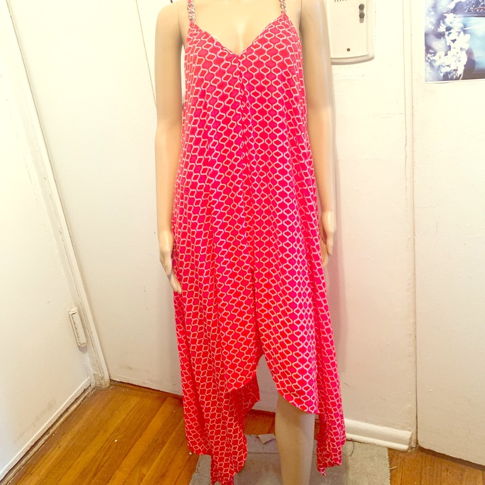 COPY - Michael Kors handkerchief dress w silver chains